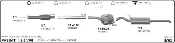 Imasaf 587000253 - Exhaust System car-mod.net