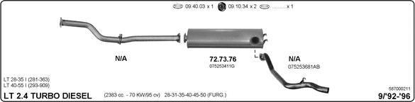Imasaf 587000211 - Exhaust System car-mod.net