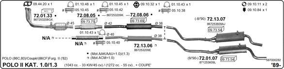 Imasaf 587000282 - Exhaust System car-mod.net