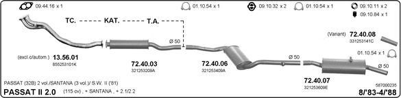 Imasaf 587000235 - Exhaust System car-mod.net