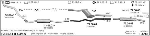 Imasaf 587000231 - Exhaust System car-mod.net