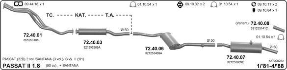 Imasaf 587000232 - Exhaust System car-mod.net