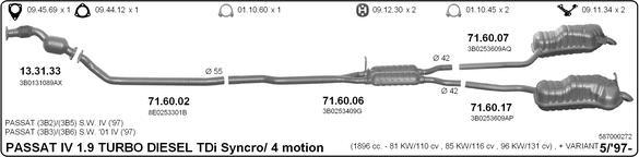 Imasaf 587000272 - Exhaust System car-mod.net