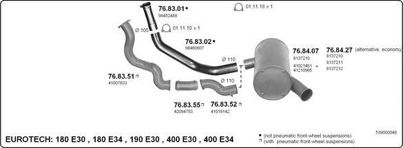 Imasaf 539000049 - Exhaust System car-mod.net
