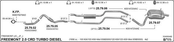 Imasaf 524000480 - Exhaust System car-mod.net