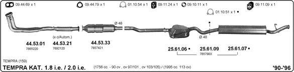 IMASAF 524000289 - Exhaust System car-mod.net