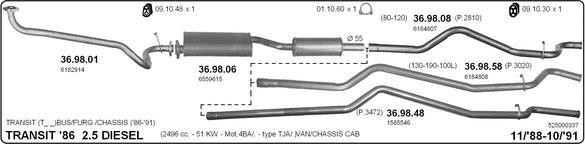 IMASAF 525000337 - Exhaust System car-mod.net
