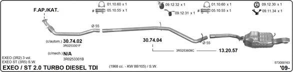 Imasaf 573000163 - Exhaust System car-mod.net