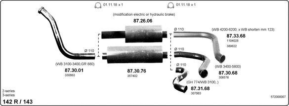 Imasaf 572000007 - Exhaust System car-mod.net