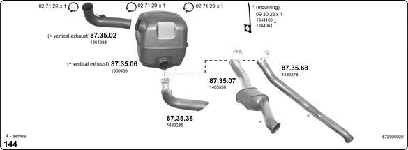 IMASAF 572000020 - Exhaust System car-mod.net