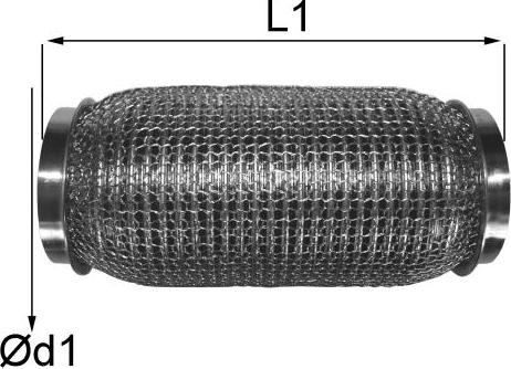 Imasaf 06.49.48 - Flex Hose, exhaust system car-mod.net