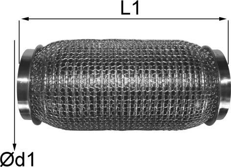Imasaf 06.49.60 - Flex Hose, exhaust system car-mod.net