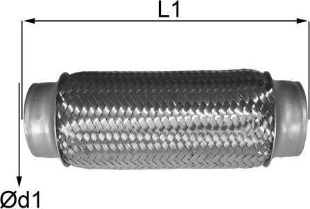 Imasaf 06.30.45 - Flex Hose, exhaust system car-mod.net