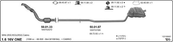 Imasaf 123100001 - Exhaust System car-mod.net
