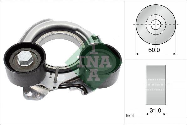 INA 534 0934 10 - Belt Tensioner, v-ribbed belt car-mod.net