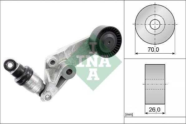 INA 534 0016 10 - Belt Tensioner, v-ribbed belt car-mod.net