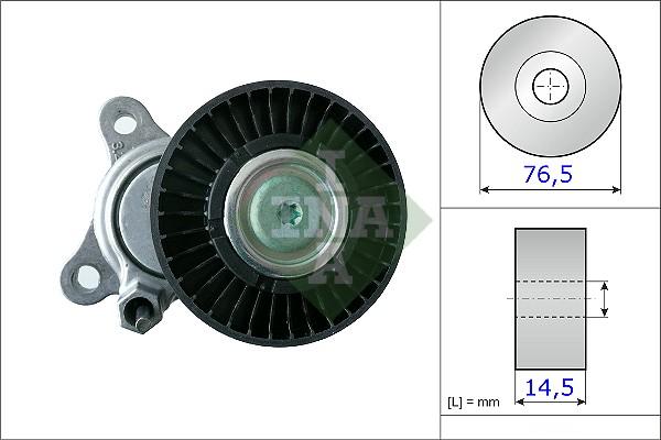 INA 534 0168 10 - Belt Tensioner, v-ribbed belt car-mod.net