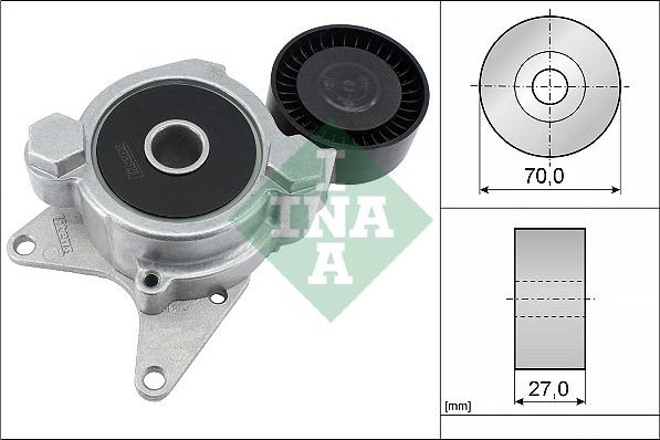 INA 534 0174 10 - Belt Tensioner, v-ribbed belt car-mod.net