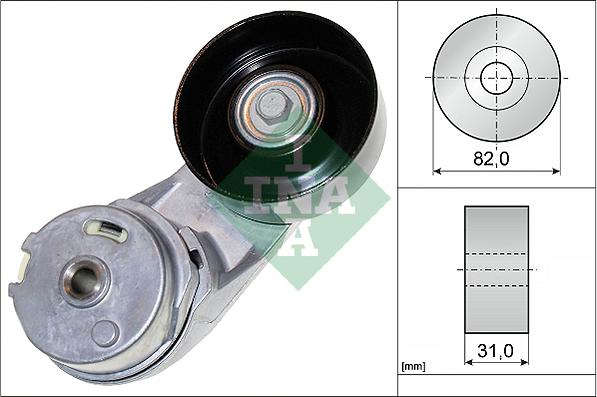 INA 534 0372 10 - Belt Tensioner, v-ribbed belt car-mod.net