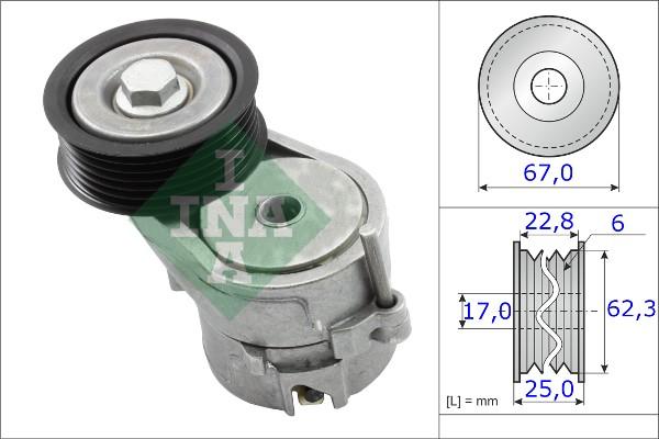 INA 534 0246 10 - Belt Tensioner, v-ribbed belt car-mod.net