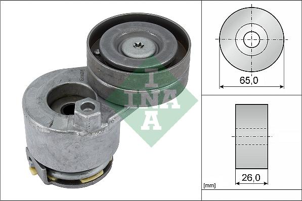 INA 534 0240 10 - Belt Tensioner, v-ribbed belt car-mod.net