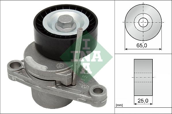 INA 534 0250 10 - Belt Tensioner, v-ribbed belt car-mod.net