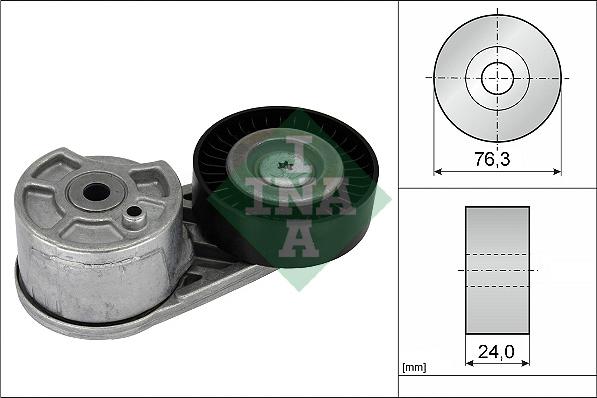 INA 534 0725 10 - Belt Tensioner, v-ribbed belt car-mod.net
