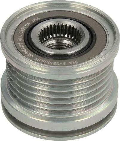 INA 535 0124 10 - Pulley, alternator, freewheel clutch car-mod.net