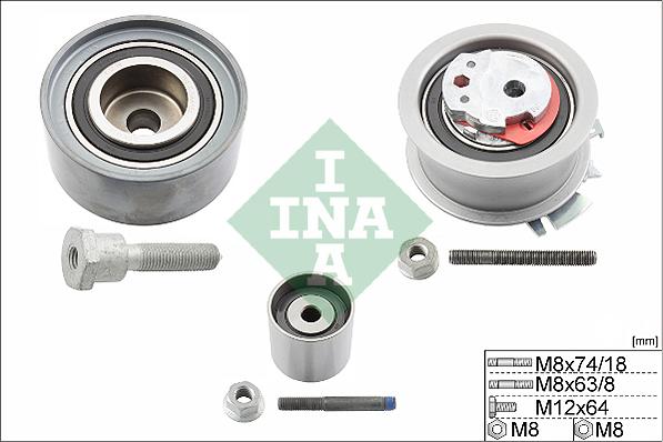 INA 530 0463 09 - Pulley Set, timing belt car-mod.net
