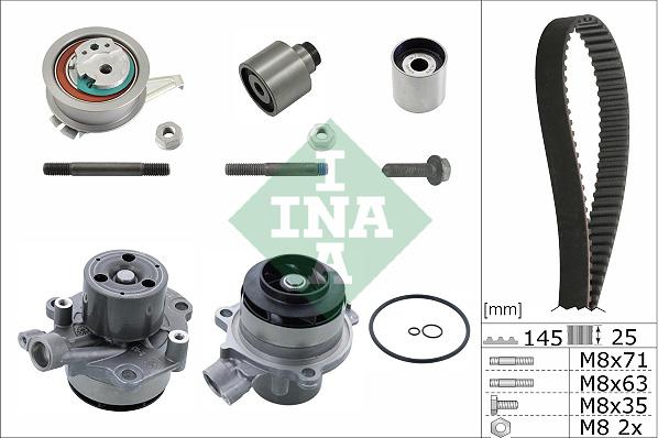 INA 530 0650 32 - Water Pump & Timing Belt Set car-mod.net