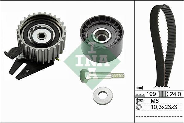 INA 530 0628 10 - Timing Belt Set car-mod.net