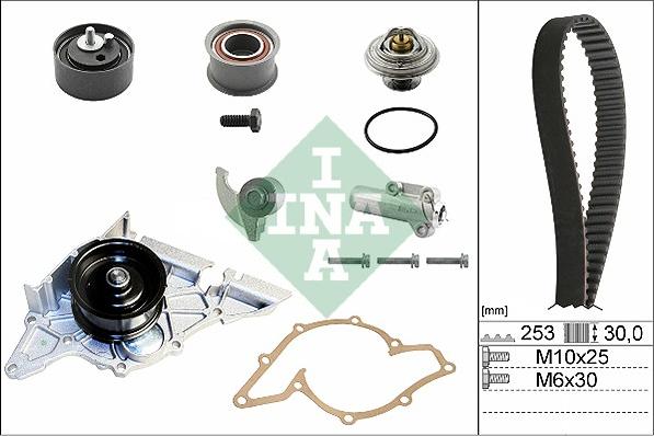 INA 530 0179 30 - Water Pump & Timing Belt Set car-mod.net