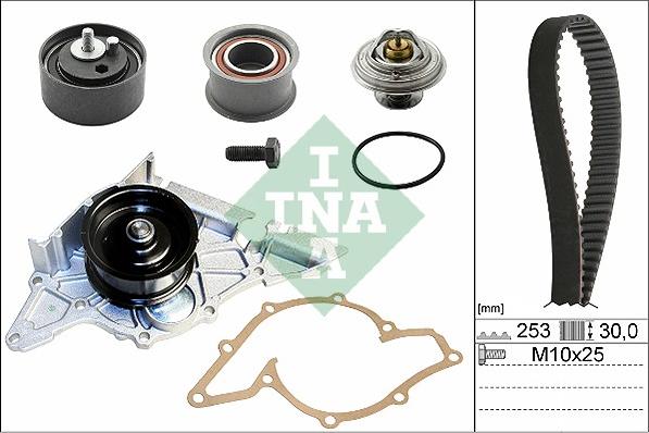 INA 530 0178 30 - Water Pump & Timing Belt Set car-mod.net