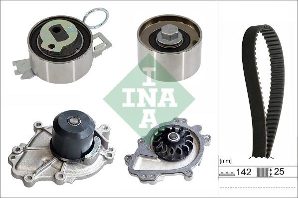INA 530 0840 30 - Water Pump & Timing Belt Set car-mod.net