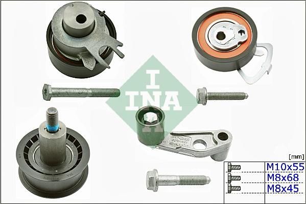 INA 530 0360 09 - Pulley Set, timing belt car-mod.net