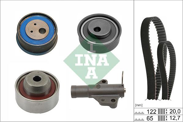 INA 530 0741 10 - Timing Belt Set car-mod.net