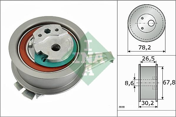 INA 531 0929 10 - Tensioner Pulley, timing belt car-mod.net