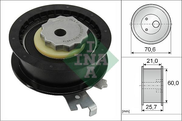 INA 531 0882 10 - Tensioner Pulley, timing belt car-mod.net