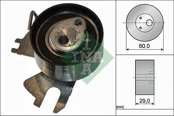 INA 531 0839 10 - Tensioner Pulley, timing belt car-mod.net
