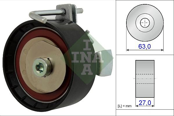 INA 531 0877 10 - Tensioner Pulley, timing belt car-mod.net