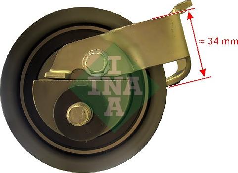 INA 531 0399 20 - Tensioner Pulley, timing belt car-mod.net
