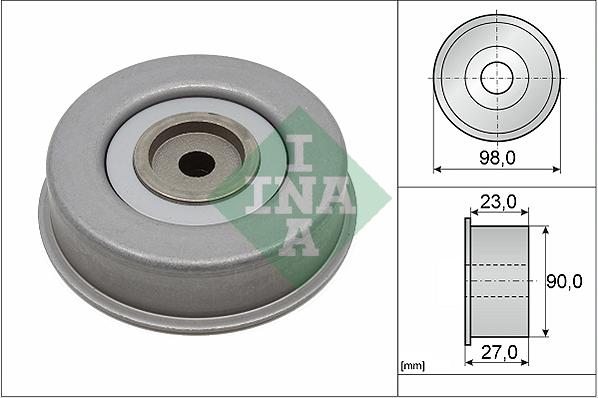 INA 532 0381 20 - Pulley, v-ribbed belt car-mod.net