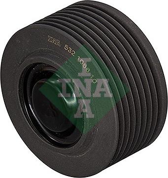 INA 532 1066 10 - Pulley, v-ribbed belt car-mod.net