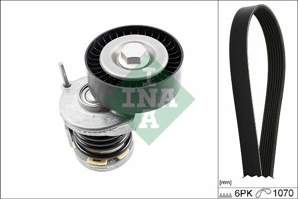 INA 529 0475 10 - V-Ribbed Belt Set car-mod.net