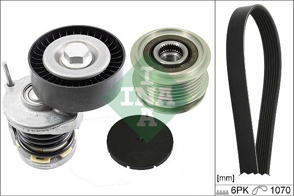 INA 529 0475 20 - V-Ribbed Belt Set car-mod.net