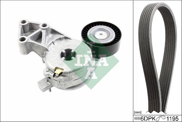 INA 529 0470 10 - V-Ribbed Belt Set car-mod.net