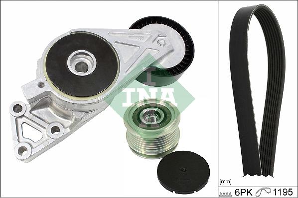 INA 529 0470 20 - V-Ribbed Belt Set car-mod.net