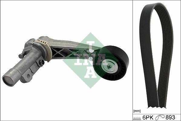 INA 529 0503 10 - V-Ribbed Belt Set car-mod.net