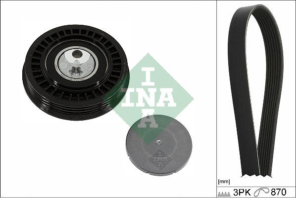 INA 529 0582 10 - V-Ribbed Belt Set car-mod.net