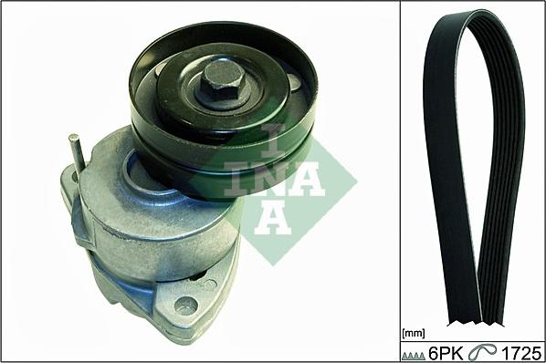 INA 529 0095 10 - V-Ribbed Belt Set car-mod.net